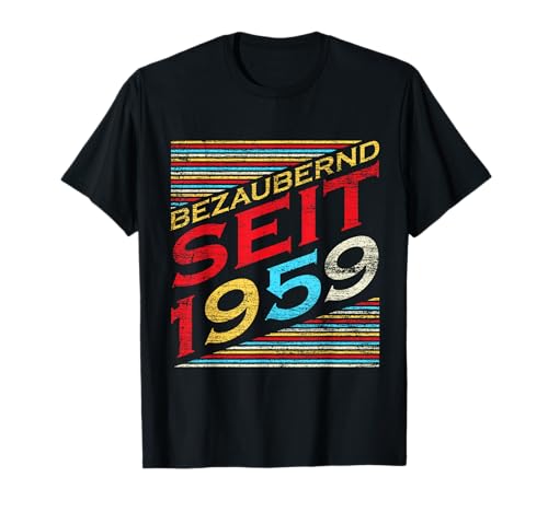 Bezaubernd seit 1959 Frauen Frau Geschenk zum 63. Geburtstag T-Shirt Bezaubernd seit 1959 Frauen Frau Geschenk zum 63. Geburtstag T-Shirt von Jahre Geburtstag Geschenk Jahrestag Frauen Ehefrau