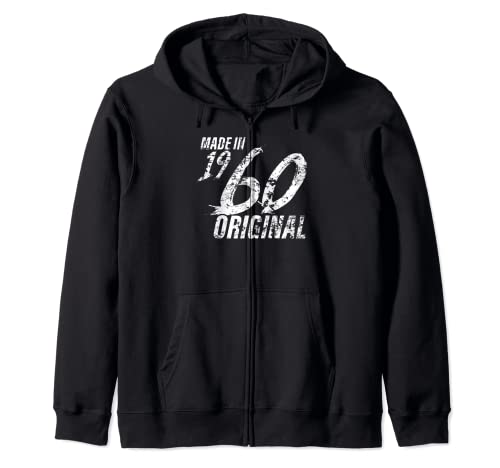 Made In 1960 Geburtsjahr 1960 Geburtstag Damen Herren Kapuzenjacke von Jahrgang 1960 Geburtstagsgeschenke Männer Frauen