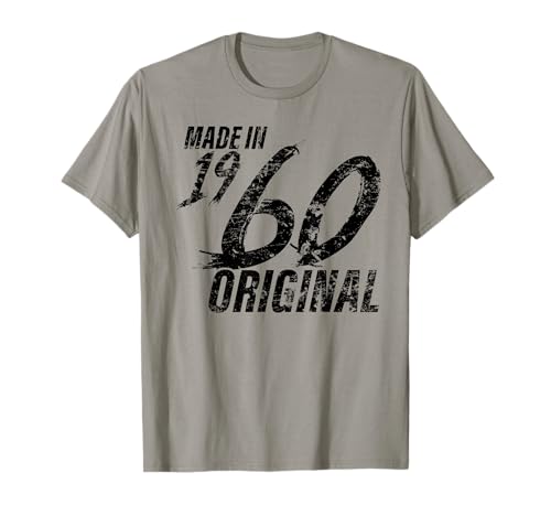 Made In 1960 Geburtsjahr 1960 Geburtstag Damen Herren T-Shirt von Jahrgang 1960 Geburtstagsgeschenke Männer Frauen
