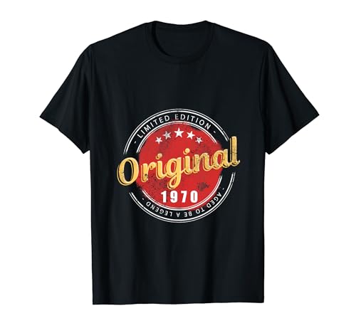 Geburtsjahr 1970 Original 1970 Geburtstag Männer Frrauen T-Shirt von Jahrgang 1970 Geburtstagsgeschenke Männer Frauen