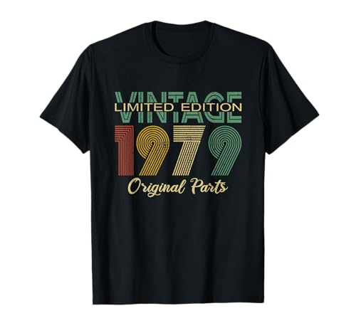Vintage 1979 Männer Frauen Jahrgang 1979 Geburtstag T-Shirt von Jahrgang 1979 Geschenkidee