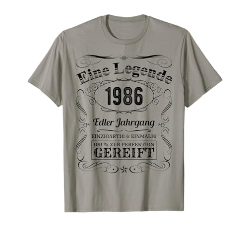 Legende 1986 Geburtstag Geburtsjahr 1986 Männer Frauen T-Shirt von Jahrgang 1986 Geburtstagsgeschenke Männer Frauen