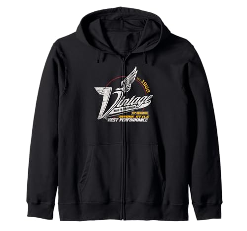 Vintage 1988 Geburtstag Jahrgang 1988 Männer Frauen Kapuzenjacke Vintage 1988 Geburtstag Jahrgang 1988 Männer Frauen Kapuzenjacke von Jahrgang 1988 Geburtstagsgeschenke Männer Frauen