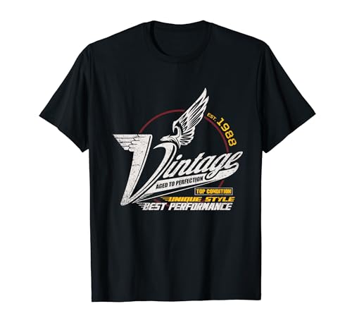 Vintage 1988 Geburtstag Jahrgang 1988 Männer Frauen T-Shirt Vintage 1988 Geburtstag Jahrgang 1988 Männer Frauen T-Shirt von Jahrgang 1988 Geburtstagsgeschenke Männer Frauen
