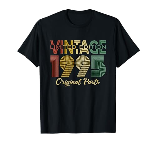 Vintage 1995 Männer Frauen Jahrgang 1995 Geburtstag T-Shirt von Jahrgang 1995 Geschenkidee
