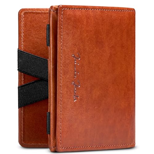 Jaimie Jacobs Flap Boy Das Original Magic Wallet mit Münzfach RFID-Schutz Magischer Geldbeutel Portemonaie mit Kleingeldfach Herren echtes Leder (Dunkelbraun) Jaimie Jacobs Flap Boy Das Original Magic Wallet mit Münzfach RFID-Schutz Magischer Geldbeutel Portemonaie mit Kleingeldfach Herren echtes Leder (Dunkelbraun) von Jaimie Jacobs