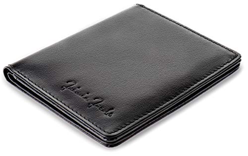 Jaimie Jacobs SLIMSTAR Geldbeutel dünne Geldbörse Leder Slim Wallet Hochformat Herren (Schwarz) von Jaimie Jacobs