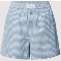 Jake*s Casual Bermudas mit elastischem Bund in Bleu, Größe 40 von Jake*s Casual