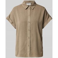 Jake*s Casual Bluse mit Kappärmeln in Schlamm, Größe 34 von Jake*s Casual