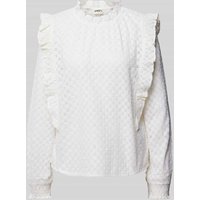 Jake*s Casual Blusenshirt mit Volants in Offwhite, Größe 42 von Jake*s Casual