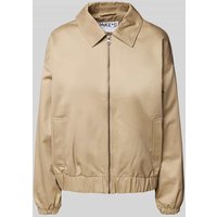 Jake*s Casual Bomberjacke mit Leistentaschen in Beige, Größe 40 von Jake*s Casual