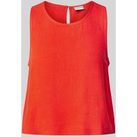 Jake*s Casual Crop Top mit Rundhalsausschnitt in Kirsche, Größe 40 von Jake*s Casual