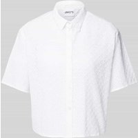 Jake*s Casual Hemdbluse in kurzärmeligem Design in Weiss, Größe 44 von Jake*s Casual