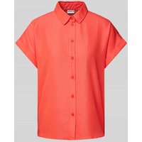 Jake*s Casual Hemdbluse mit Knopfleiste in Kirsche, Größe 42 von Jake*s Casual