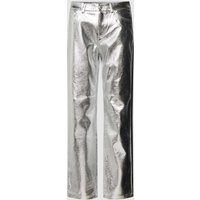 Jake*s Casual Hose in metallic in Silber, Größe 40 von Jake*s Casual