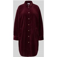 Jake*s Casual Knielanges Hemdblusenkleid aus Cord in Aubergine, Größe 44 Jake*s Casual Knielanges Hemdblusenkleid aus Cord in Aubergine, Größe 44 von Jake*s Casual