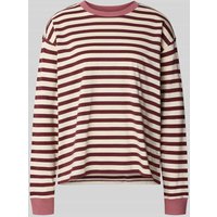 Jake*s Casual Longsleeve mit Rundhalsausschnitt in Aubergine, Größe XXL Jake*s Casual Longsleeve mit Rundhalsausschnitt in Aubergine, Größe XXL von Jake*s Casual