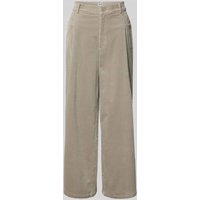 Jake*s Casual Loose Fit Cordhose mit Eingrifftaschen in Kitt, Größe 34 von Jake*s Casual
