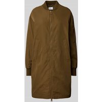 Jake*s Casual Mantel mit Zweiwege-Reißverschluss in Khaki, Größe 36 von Jake*s Casual