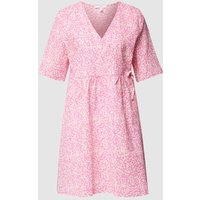 Jake*s Casual Minikleid in Wickel-Optik in Fuchsia, Größe 44 von Jake*s Casual