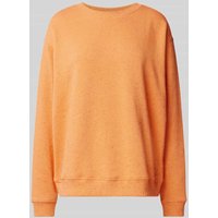 Jake*s Casual Oversized Sweatshirt mit Allover-Muster in Apricot, Größe S von Jake*s Casual