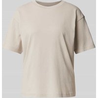 Jake*s Casual Oversized T-Shirt mit überschnittenen Schultern in Hellgrau, Größe XL von Jake*s Casual