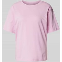 Jake*s Casual Oversized T-Shirt mit überschnittenen Schultern in Rosa, Größe S von Jake*s Casual