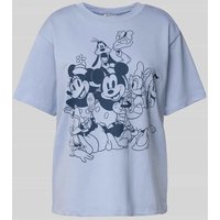 Jake*s Casual Pyjama-Oberteil mit Disney®-Print in Bleu, Größe M von Jake*s Casual