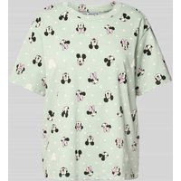 Jake*s Casual Pyjama-Oberteil mit Disney®-Print in Mint, Größe XXL von Jake*s Casual