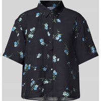 Jake*s Casual Regular Fit Bluse mit 1/2-Arm in Black, Größe 40 von Jake*s Casual
