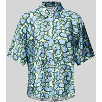 Jake*s Casual Regular Fit Bluse mit 1/2-Arm in Sky, Größe 40 von Jake*s Casual