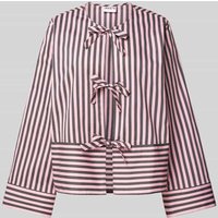 Jake*s Casual Relaxed Fit Bluse mit Schnürverschluss in Fuchsia, Größe 36 von Jake*s Casual
