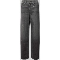 Jake*s Casual Relaxed Fit Jeans mit Ziersteinbesatz in Black, Größe 44 Jake*s Casual Relaxed Fit Jeans mit Ziersteinbesatz in Black, Größe 44 von Jake*s Casual