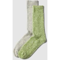 Jake*s Casual Socken mit Allover-Muster in Hellgruen, Größe 35/38 von Jake*s Casual