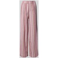 Jake*s Casual Stoffhose mit elastischem Bund in Mauve, Größe 44 von Jake*s Casual
