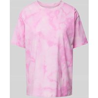 Jake*s Casual T-Shirt im Batik-Look in Pink, Größe L von Jake*s Casual