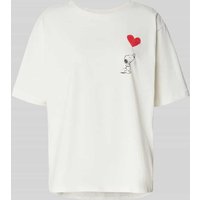 Jake*s Casual T-Shirt mit Motiv-Print in Offwhite, Größe XXL von Jake*s Casual