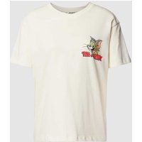 Jake*s Casual T-Shirt mit Tom&Jerry®-Print in Offwhite, Größe S von Jake*s Casual
