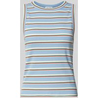 Jake*s Casual Top in Ripp-Optik in Sky, Größe XXL von Jake*s Casual