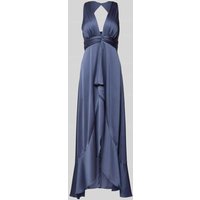 Jake*s Cocktail Abendkleid im Double-Layer-Look in Rauchblau, Größe 48 Jake*s Cocktail Abendkleid im Double-Layer-Look in Rauchblau, Größe 48 von Jake*s Cocktail