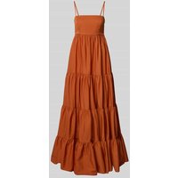 Jake*s Cocktail Abendkleid im Stufen-Look in Dunkelorange, Größe 42 von Jake*s Cocktail
