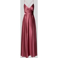 Jake*s Cocktail Abendkleid in Wickel-Optik in Altrosa, Größe 40 von Jake*s Cocktail