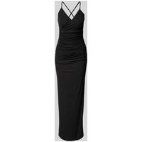 Jake*s Cocktail Abendkleid in Wickel-Optik in Black, Größe 50 von Jake*s Cocktail