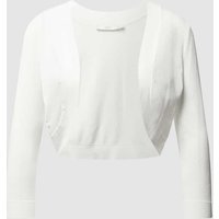 Jake*s Cocktail Bolero mit Schalkragen in Offwhite Melange, Größe 32 von Jake*s Cocktail