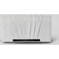 Jake*s Cocktail Clutch mit Ziersteinbesatz in Silber, Größe One Size von Jake*s Cocktail