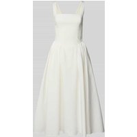 Jake*s Cocktail Cocktailkleid mit Karree-Ausschnitt in Offwhite, Größe 34 von Jake*s Cocktail