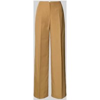 Jake*s Cocktail Flared Stoffhose mit Bügelfalten in Senf, Größe 32 von Jake*s Cocktail
