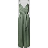 Jake*s Cocktail Jumpsuit mit Bindegürtel in Bottle Melange, Größe 32 von Jake*s Cocktail