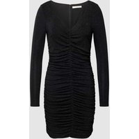 Jake*s Cocktail Knielanges Cocktailkleid mit Raffungen in Black, Größe 38 von Jake*s Cocktail