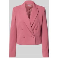 Jake*s Cocktail Regular Fit Blazer mit Reverskragen in Altrosa Melange, Größe 34 von Jake*s Cocktail